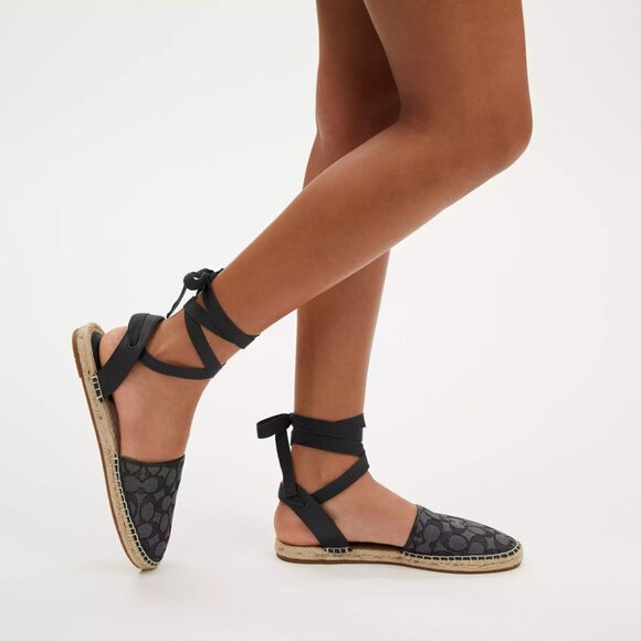 COACH | Connie Espadrille In Signature Jacquard - Picture 5 of 5